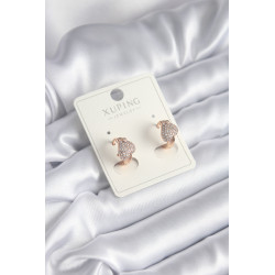 Xuping Model Zirkon Taşlı Yaprak Kadın Küpe