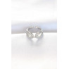 Zirkon Taşlı Silver Renk Ayarlanabilir Yüzük