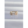 Pirinç Gold Renk Zirkon Taş Kaplama Earcuff Küpe