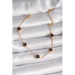 316L Çelik Gold Renk Baby Boy Yonca Model Kadın Bileklik