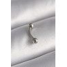 316L Çelik Gümüş Renk Topçuk Model Piercing
