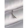 316L Çelik Gümüş Renk Çivi Model Piercing