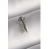 316L Çelik Gümüş Renk Çivi Model Piercing