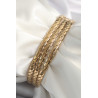 316L Çelik Gold Renk 60 mm Burma Ajda Model Kadın Bileklik