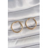 316 Çelik Gold Renk 22mm Kadın Halka Model Kadın Küpe