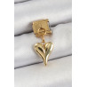 316L Çelik Sallantılı Kalp Model Gold Renk Nomination Charm