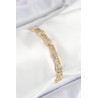 Pirinç Greg Model Zirkon Taşlı Gold Renk VİP Seri Kadın Bileklik